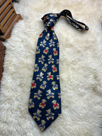 Marks & Spencer Vintage Teddy Bear Navy Blue Tie