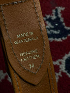 Guatemalan Woven Fabric Leather Belt