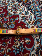 Guatemalan Woven Fabric Leather Belt