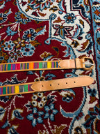 Guatemalan Woven Fabric Leather Belt