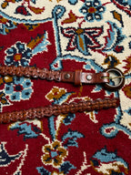 Boho Woven Leather Brown Belt