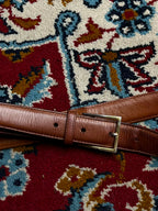 Henry Grethel Mens Brown Leather Belt