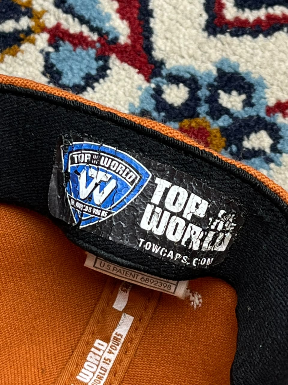 Top of the World Texas Longhorns Orange Burnt Orange White Longhorn Logo Cap