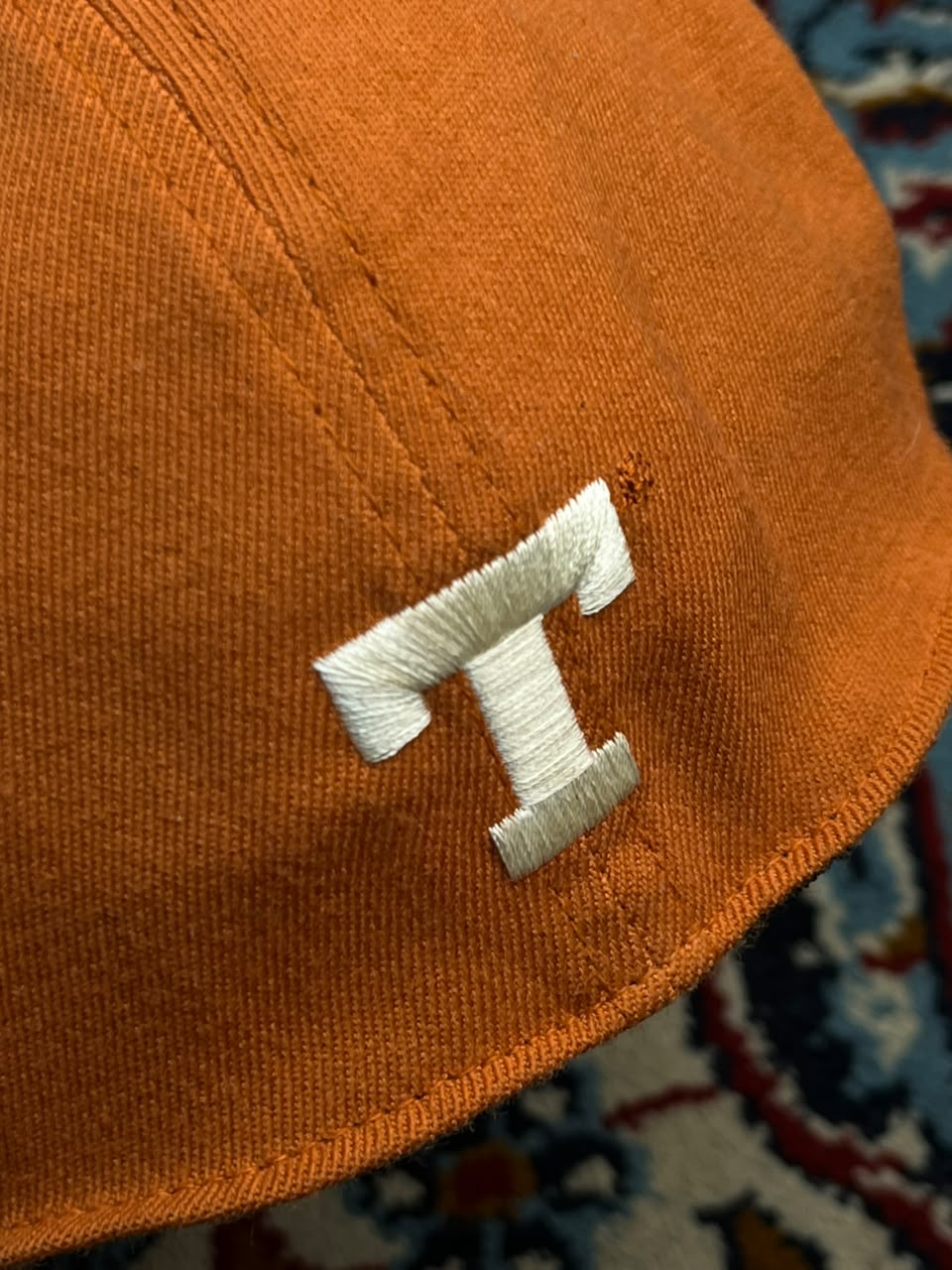 Top of the World Texas Longhorns Orange Burnt Orange White Longhorn Logo Cap