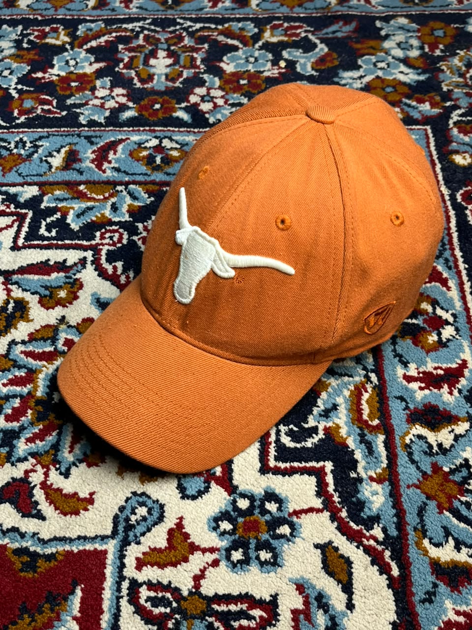Top of the World Texas Longhorns Orange Burnt Orange White Longhorn Logo Cap