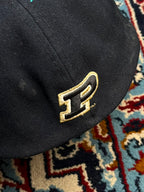 Zephyr Purdue Boilermakers Purdue Pete Logo Fitted Mens Black Cap