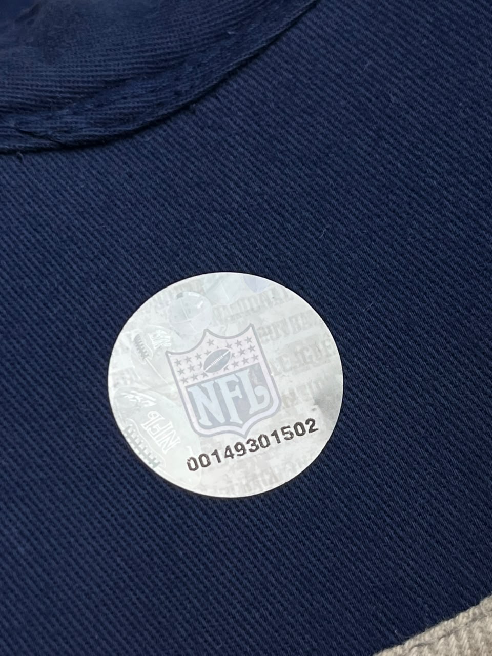 NFL Indianapolis Colts Mens White Blue Horseshoe Embroidered Cap