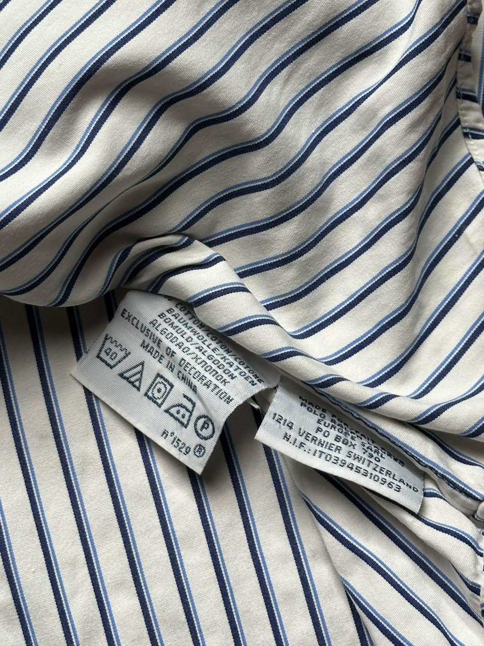 Polo Ralph Lauren Custom Fit Stripe Button Down Dress Shirt - L