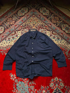 Burberry London Navy Blue Button Down Shirt - L