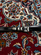 Neiman Marcus Black Lizard Leather Western Belt Silver Buckle  Made In Spain
