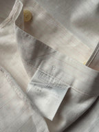 Givenchy Vintage Embroidered Collar Striped Button Down Shirt - M