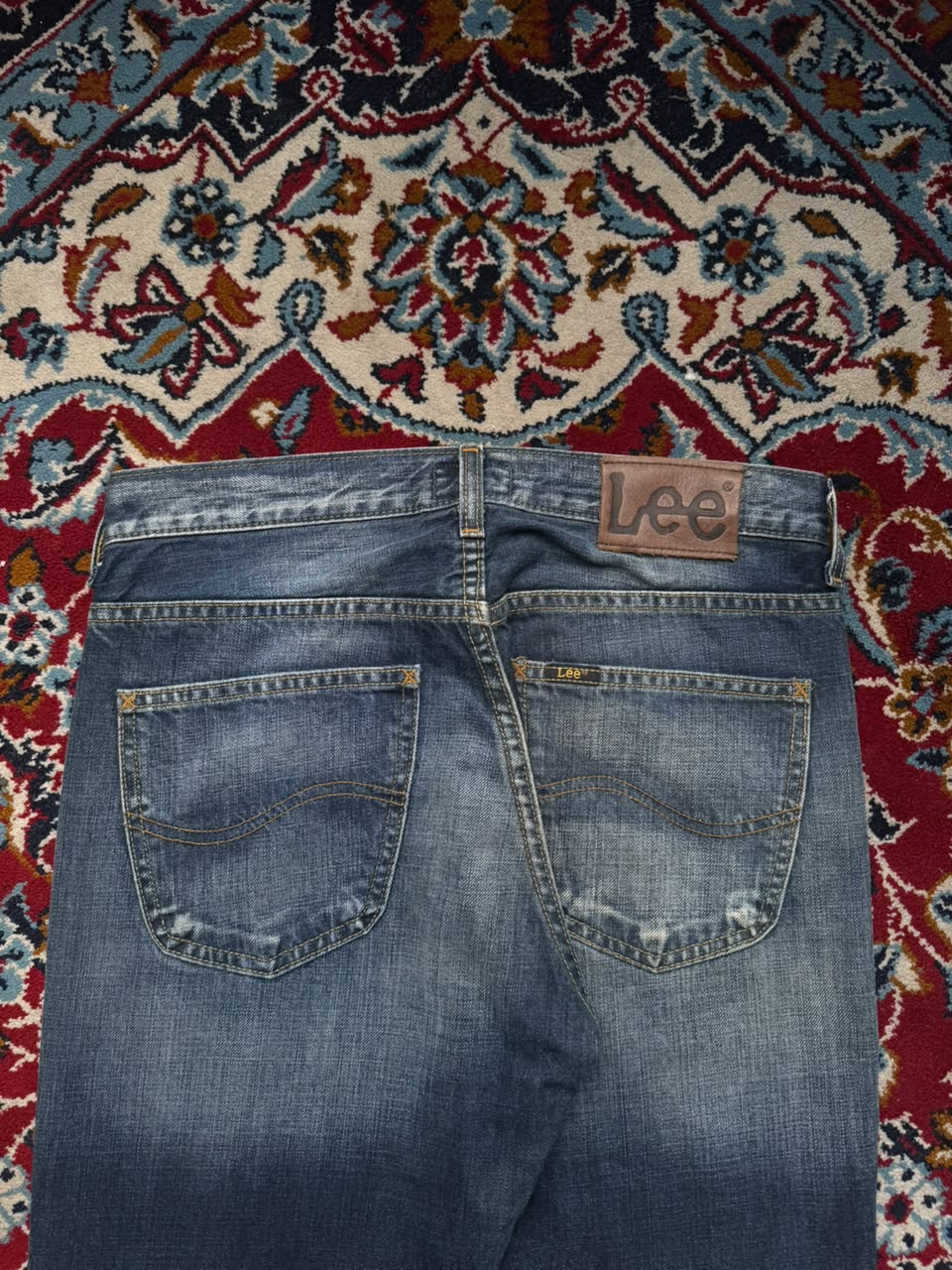 Vintage Lee Blue Washed Bootcut Jeans - 30