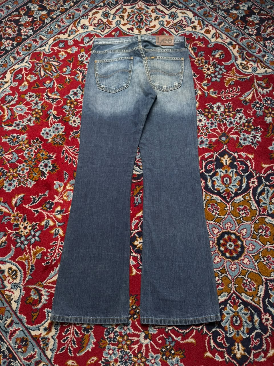 Vintage Lee Blue Washed Bootcut Jeans - 30