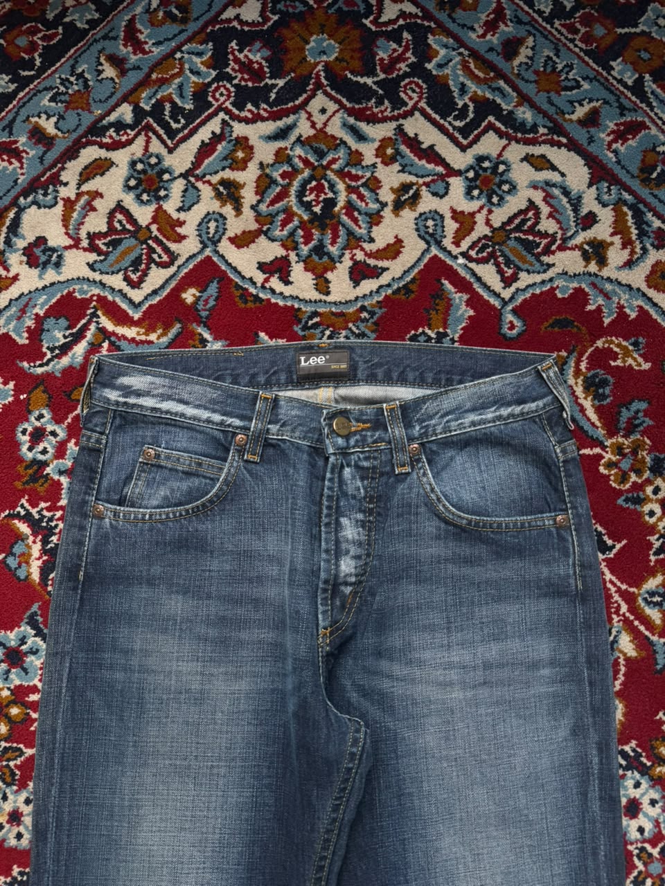Vintage Lee Blue Washed Bootcut Jeans - 30