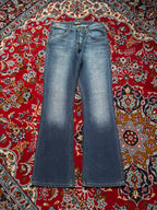 Vintage Lee Blue Washed Bootcut Jeans - 30