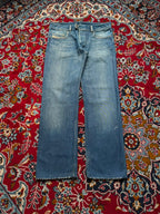 Vintage Diesel Italian Made Zipper Pocket Relaxed Fit Jeans - 32