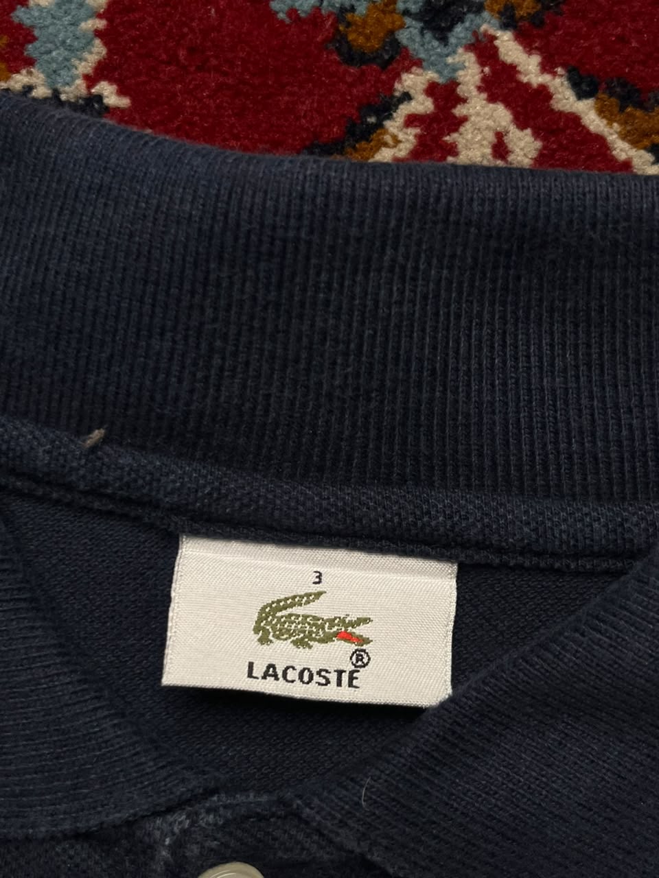 Lacoste Navy Blue Polo TEE - M