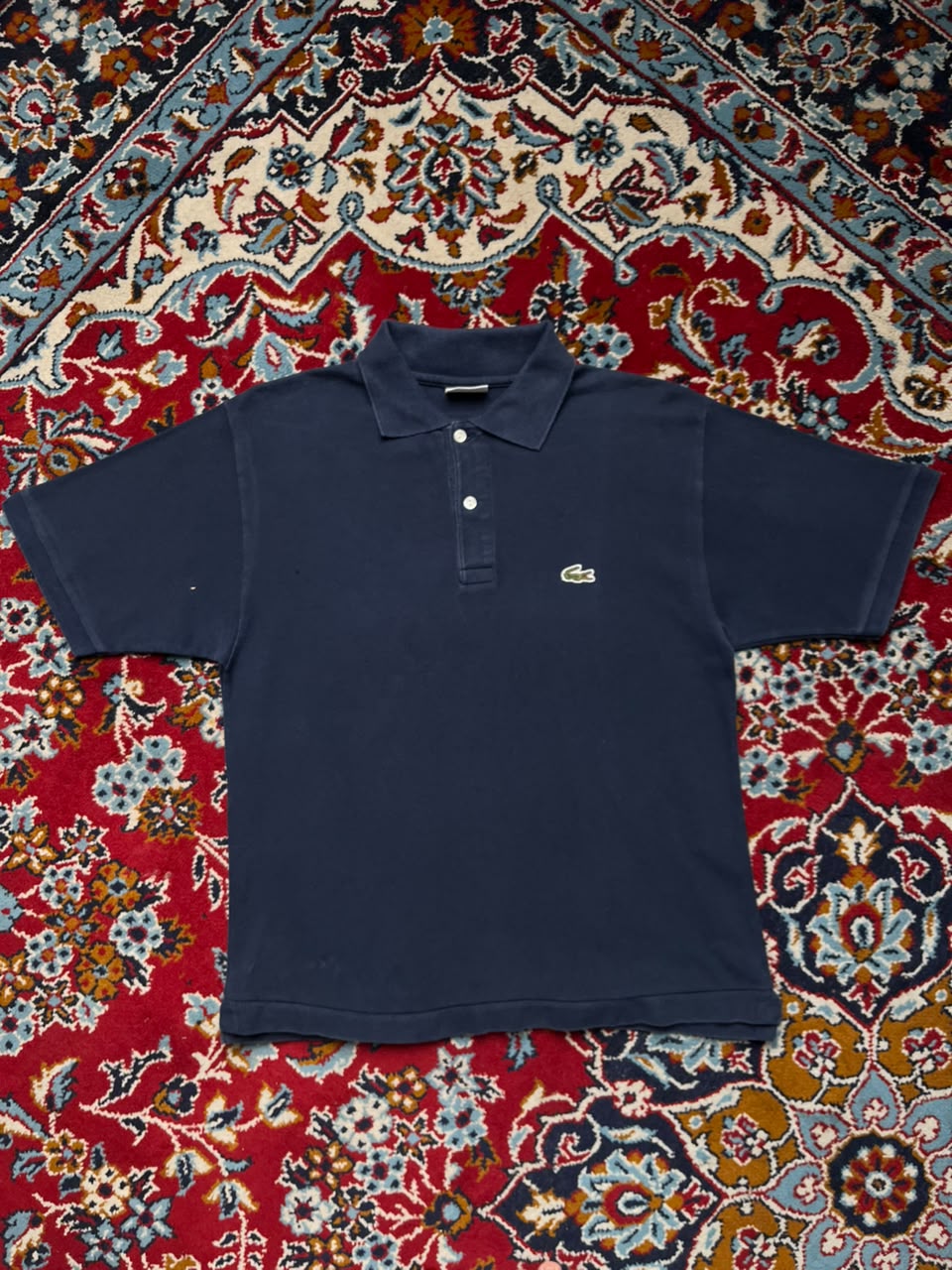 Lacoste Navy Blue Polo TEE - M
