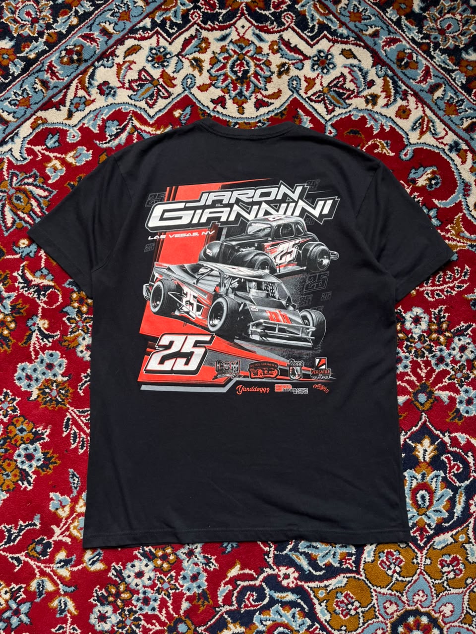 Next Level Black Graphic TEE - M