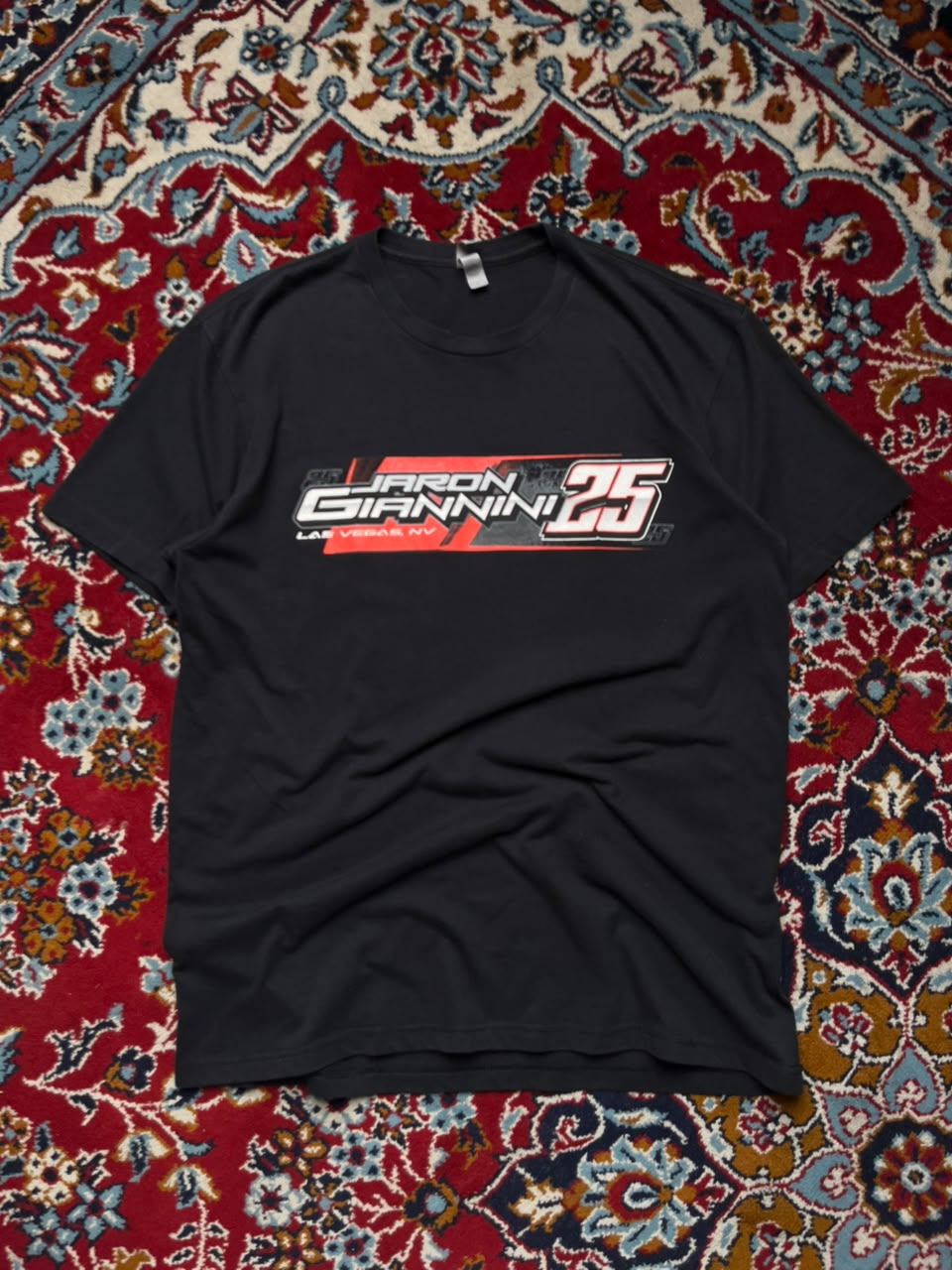 Next Level Black Graphic TEE - M