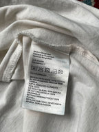 H&M Regular Fit White Printed Tee - M