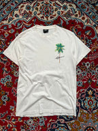 H&M Regular Fit White Printed Tee - M