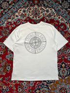 Vintage Stone island White Cotton Tee - M