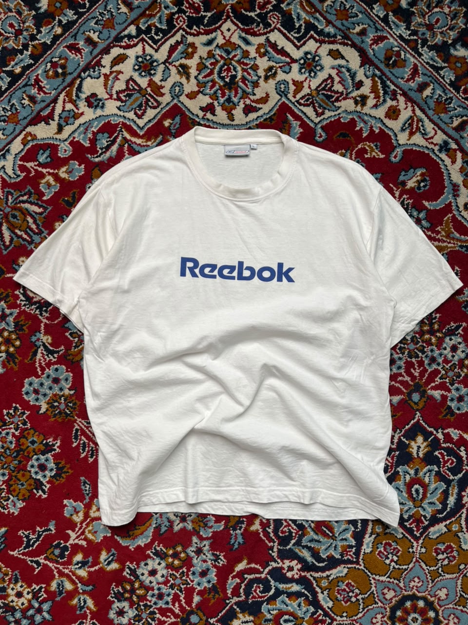 Reebok white Cotton Tee - L