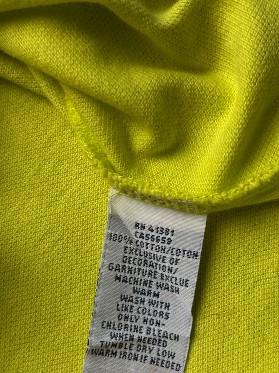 Polo Ralph Lauren Custom Fit Yellow Polo Tee - M