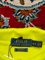 Polo Ralph Lauren Custom Fit Yellow Polo Tee - M