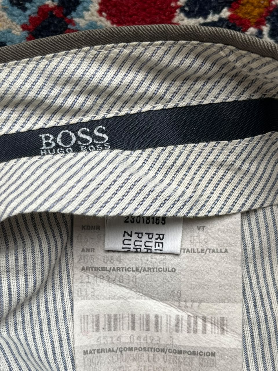 Hugo Boss Vintage Wool Pleated Cuffed Dress Pants - 32