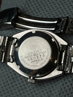 Vintage 1973 Seiko 5 Automatic Black Dial TV Case Watch
