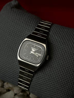 Vintage 1973 Seiko 5 Automatic Black Dial TV Case Watch
