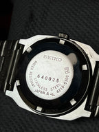 Vintage 1986 Seiko 5 Automatic TV Case  Silver Dial Watch