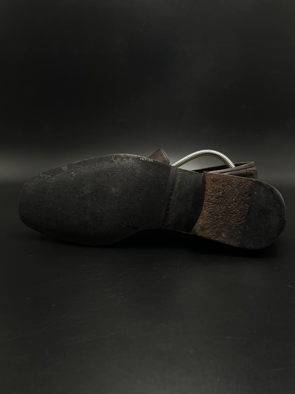 Antonio Miro Studio Mens Brown Grained Leather Penny Loafers - 41