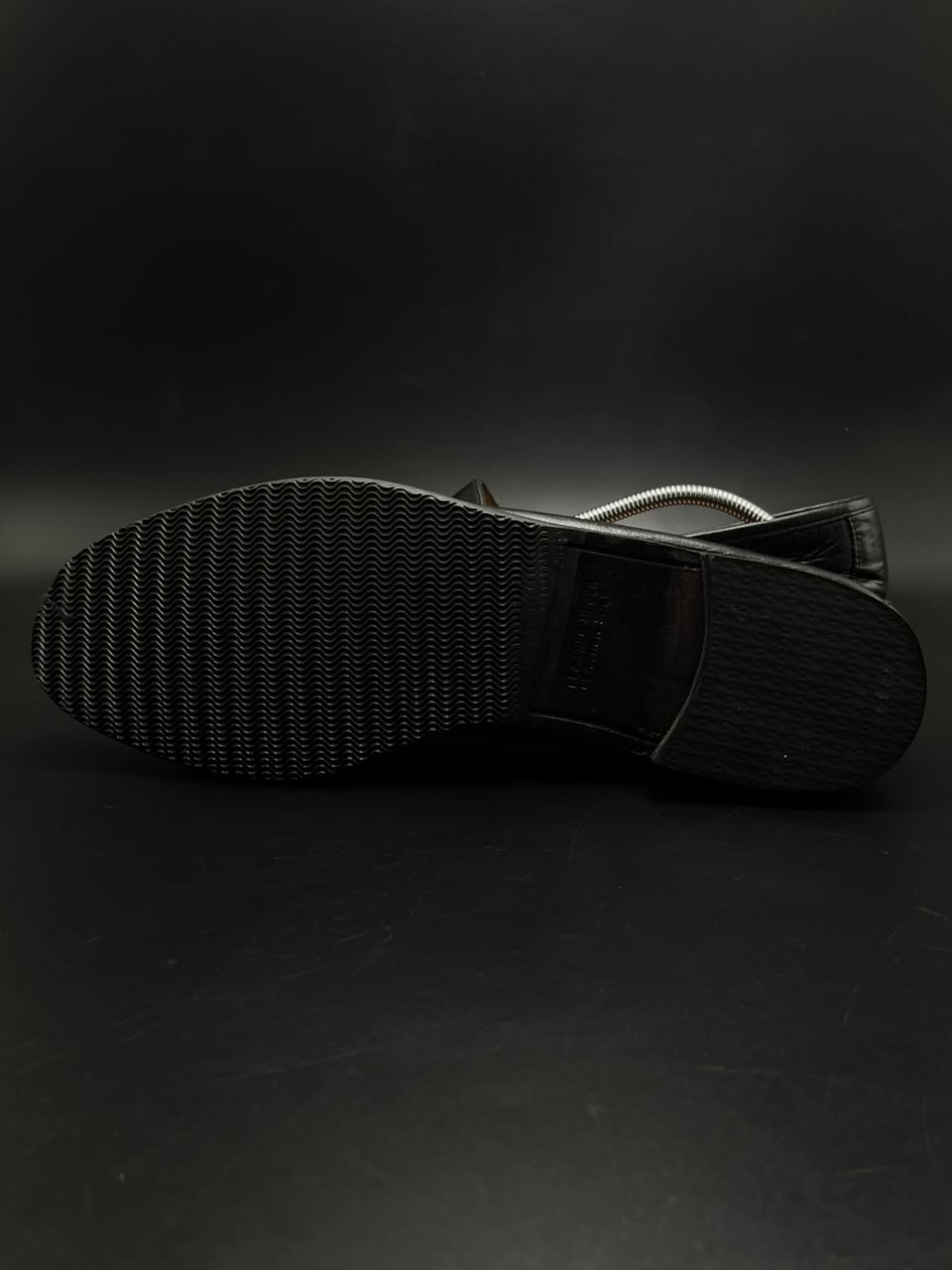Nunn Bush Black Leather Kiltie Tassel Loafers - 46