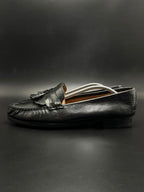 Nunn Bush Black Leather Kiltie Tassel Loafers - 46