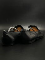 Pantanetti Made In Italy Soft Black Leather loafers - 44