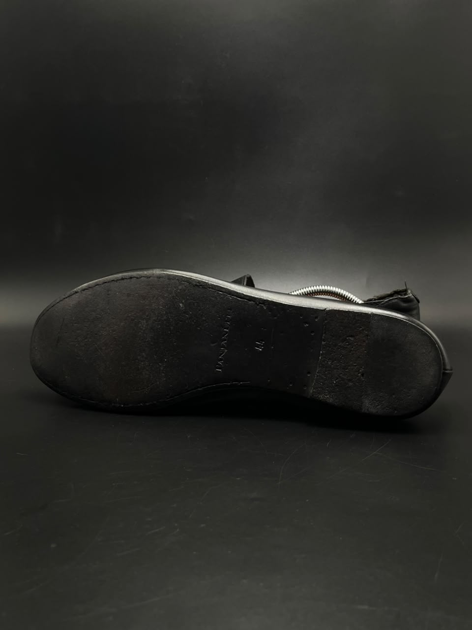 Pantanetti Made In Italy Soft Black Leather loafers - 44