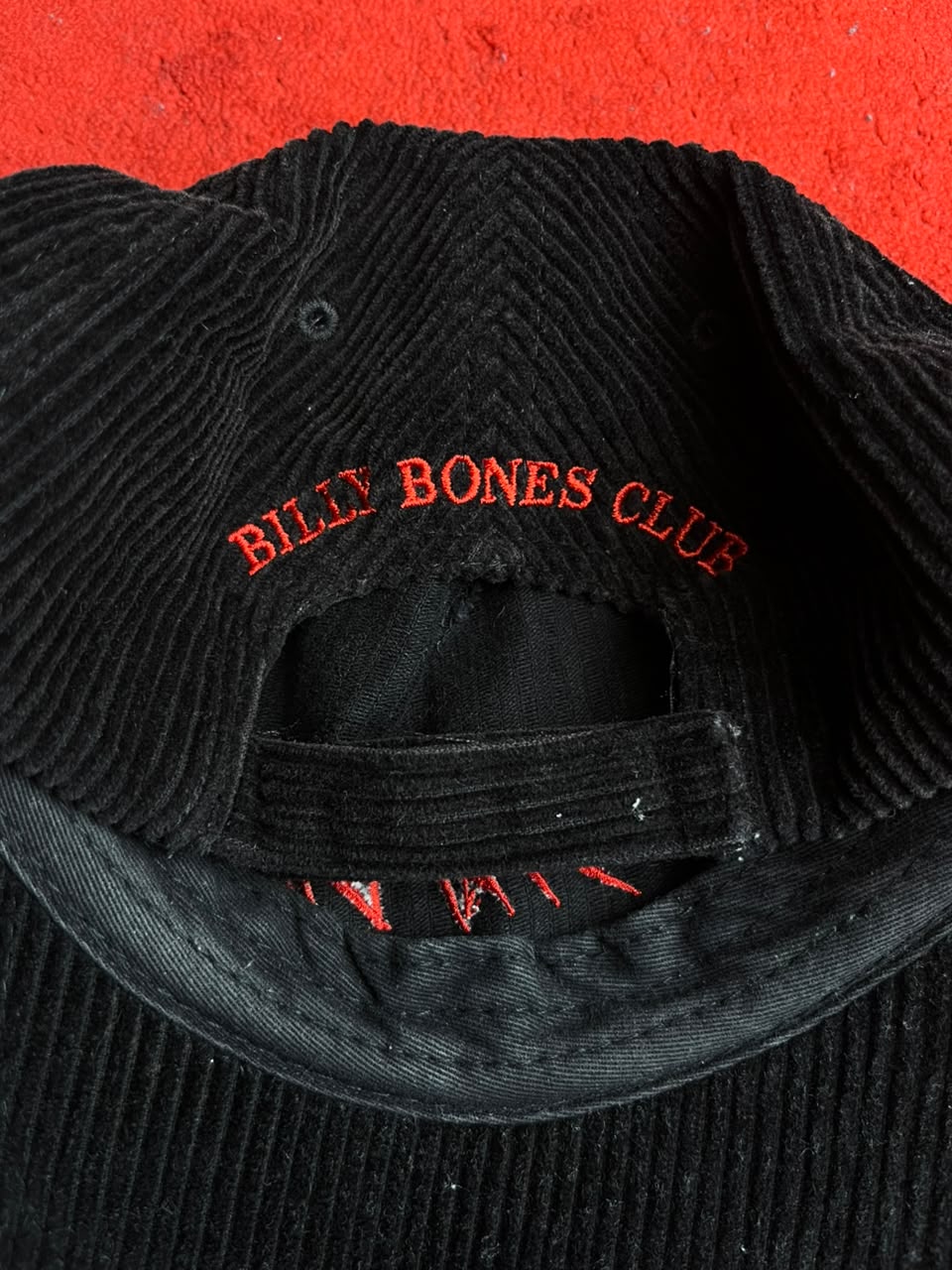 Billy Bones Club "Stay Bad" Corduroy Cap - Black