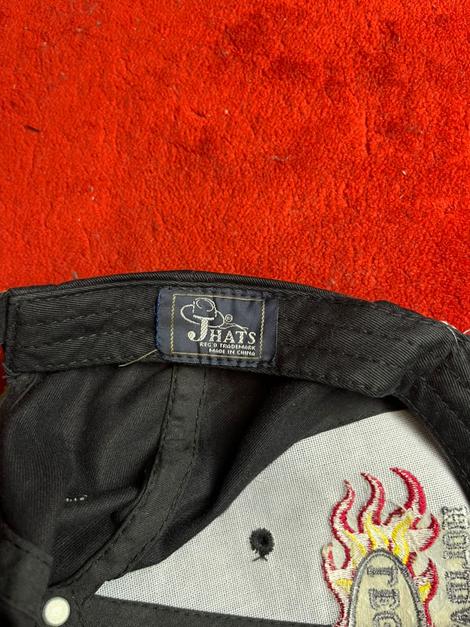 Vintage Legend Holiday World Flame Embroidery Baseball Cap