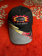 Vintage Legend Holiday World Flame Embroidery Baseball Cap