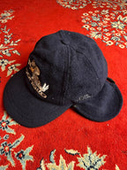 Vintage Disney "That's Donald!" Fleece Earflap Cap – Navy Blue