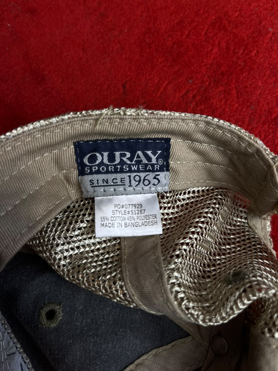 Ouray Sportswear Mackinac Island Michigan Bicycle Mesh Snapback Trucker Hat