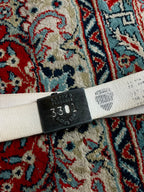 G-Star RAW 3301 Canvas Web Belt Off White Stencil Logo Gunmetal Box Buckle