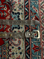 Metal Mesh Belt City Plates Chainmail Silver Gold