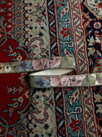 Vintage Absolutely Fresh Floral Tapestry Belt Made in USA