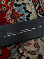 Vintage John Lewis Wide Black Floral Embossed Leather Belt