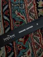 The Savile Row Company Black Patent Leather Dress Belt
