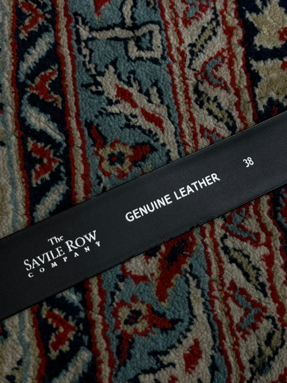 The Savile Row Company Black Patent Leather Dress Belt
